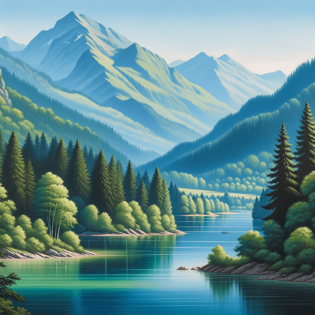 Nature's Peaceful Refuge Paint By Number