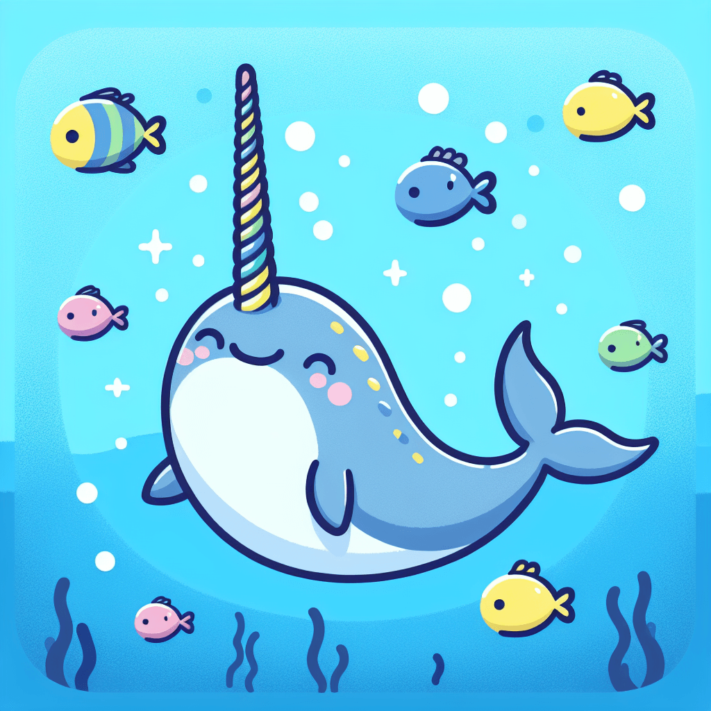 Nurturing Narwhal Painting Number Kit