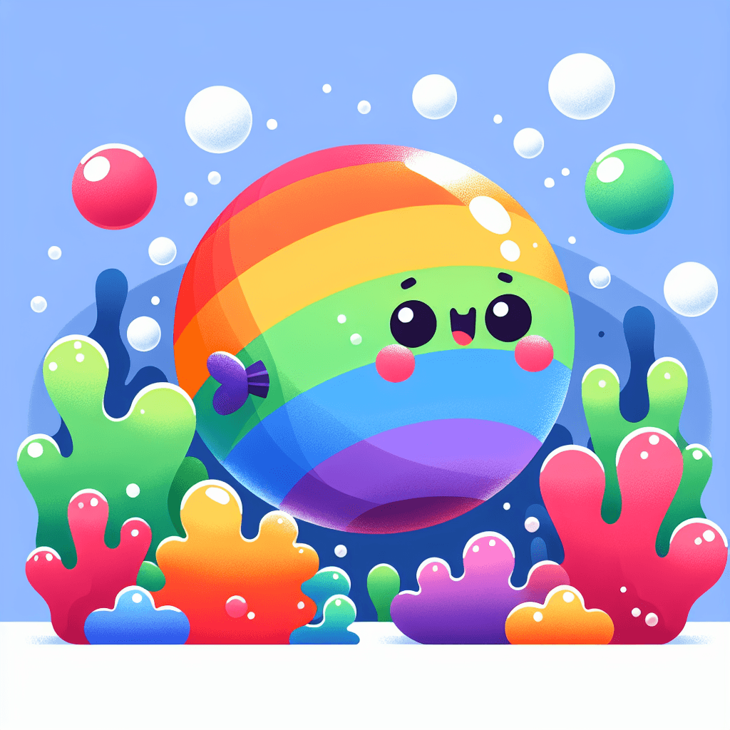 Bubbly Rainbow Fish Painting By Numbers Kit