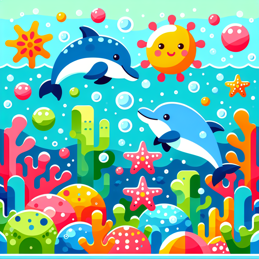 Friendly Marine Life Adventure Paint By Number