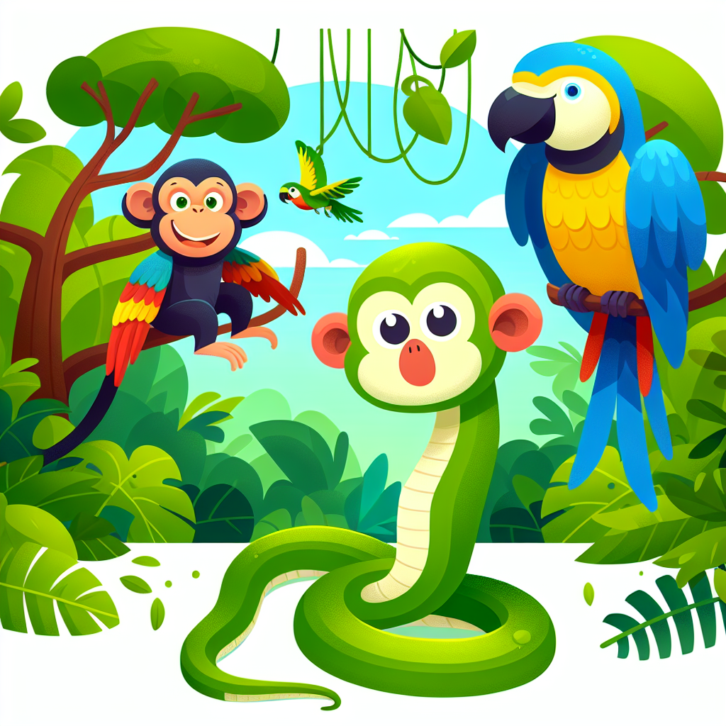 Joyful Rainforest Ramble Painting Number Kit