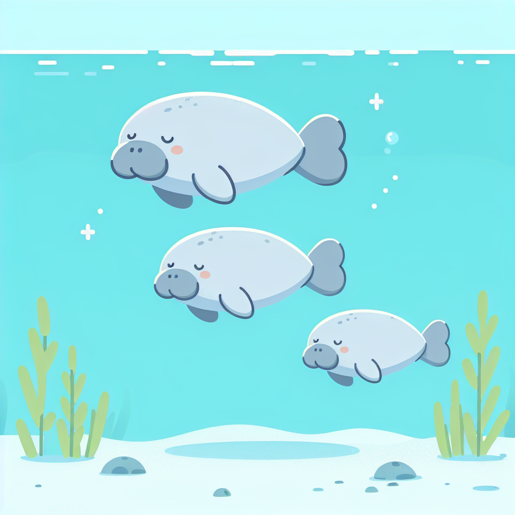 Mellow Manatees Paint By Numbers Kits