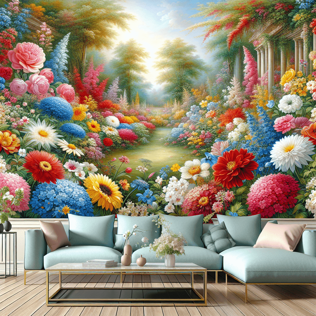 Radiant Garden Bloom DIY Paint By Numbers