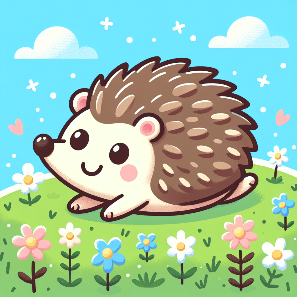 Bouncy Hedgehog Numbered Painting Kits