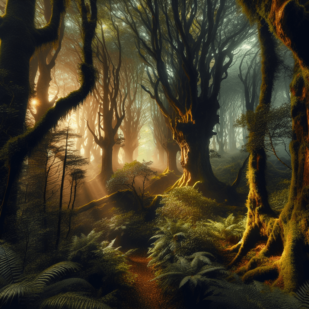 Mystic Forest Reverie Number Painting