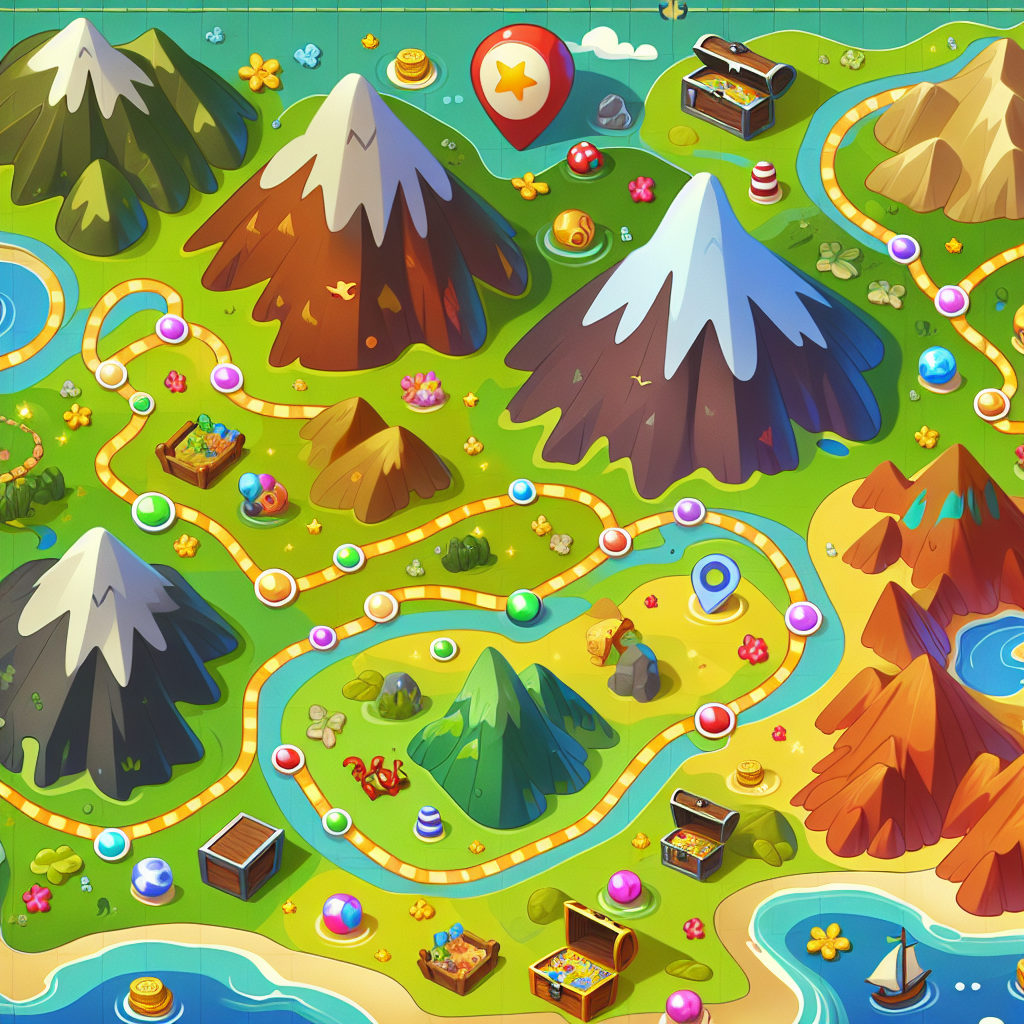 The Great Treasure Map Painting Number Kit