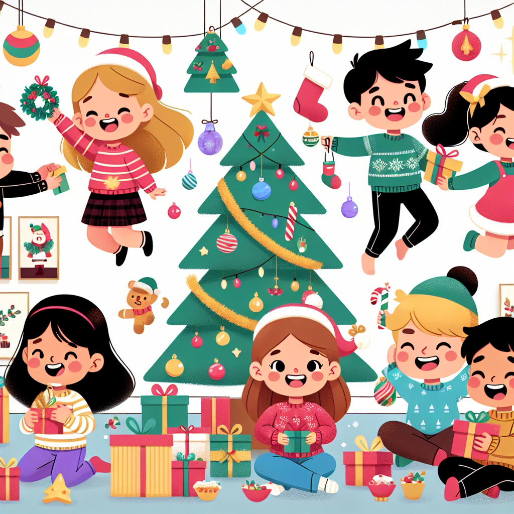 Cheerful Christmas Celebration Paint By Number