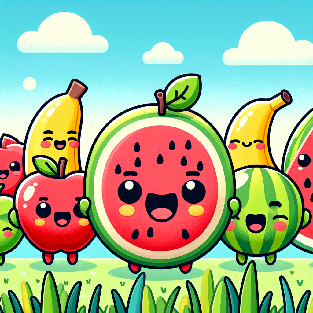 Joyful Fruit Parade Numbered Painting Kits