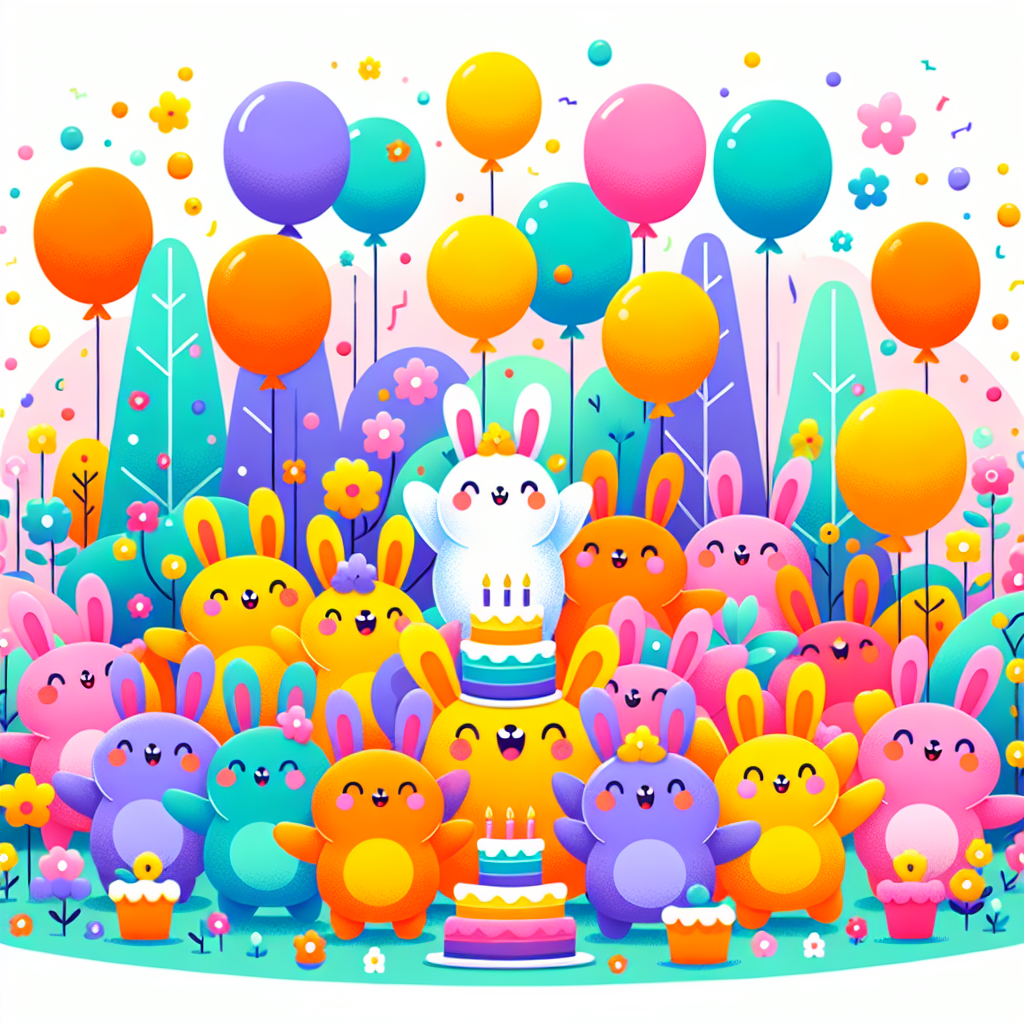 Bouncing Bunnies Gala Paint By Number