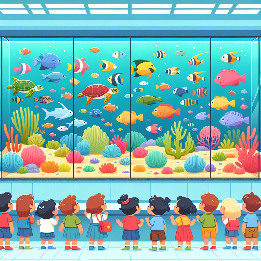 Colorful Aquarium Discovery Painting Number KitColorful Aquarium Discovery - DIY Painting By Numbers Kit - Image 3