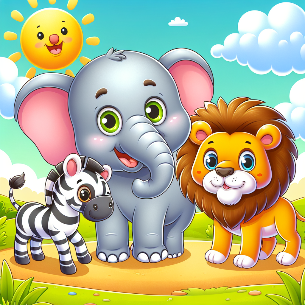 Colorful Wild Safari Paint By Numbers Art