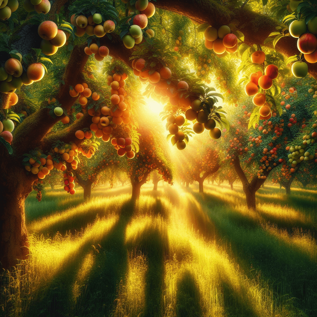 Summer Orchard Delight DIY Paint By Numbers