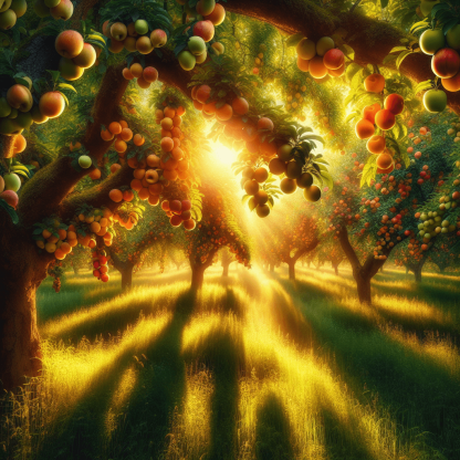 Summer Orchard Delight DIY Paint By Numbers
