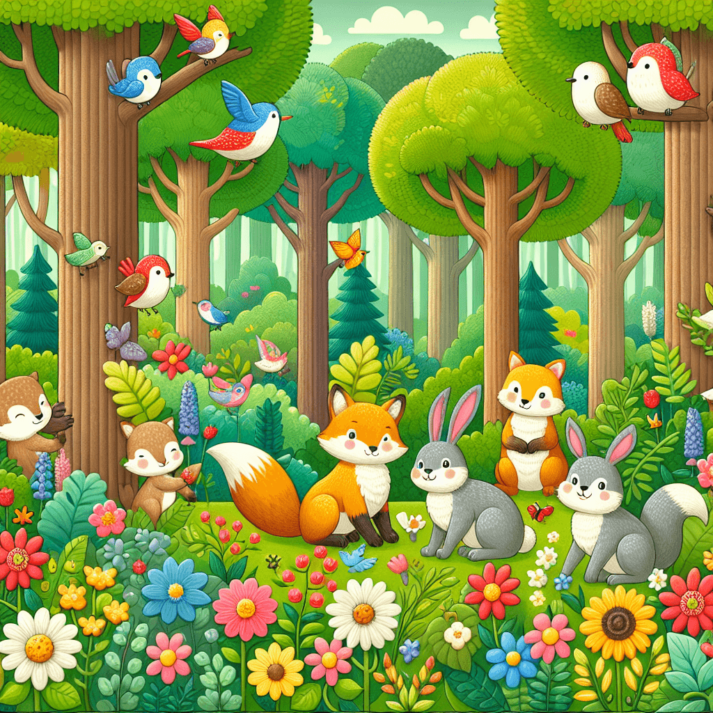 Whimsical Adventure In The Forest DIY Paint By Numbers