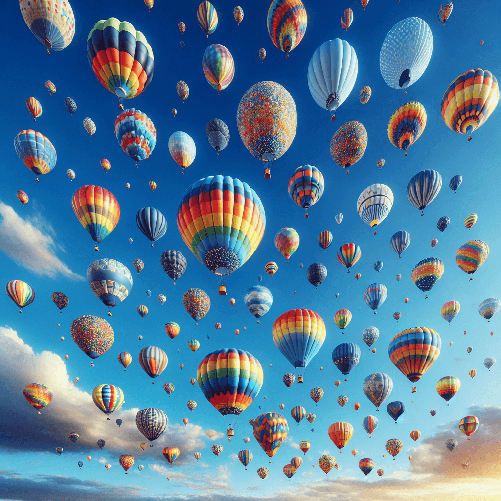 Whimsical Balloon Journey Number Painting