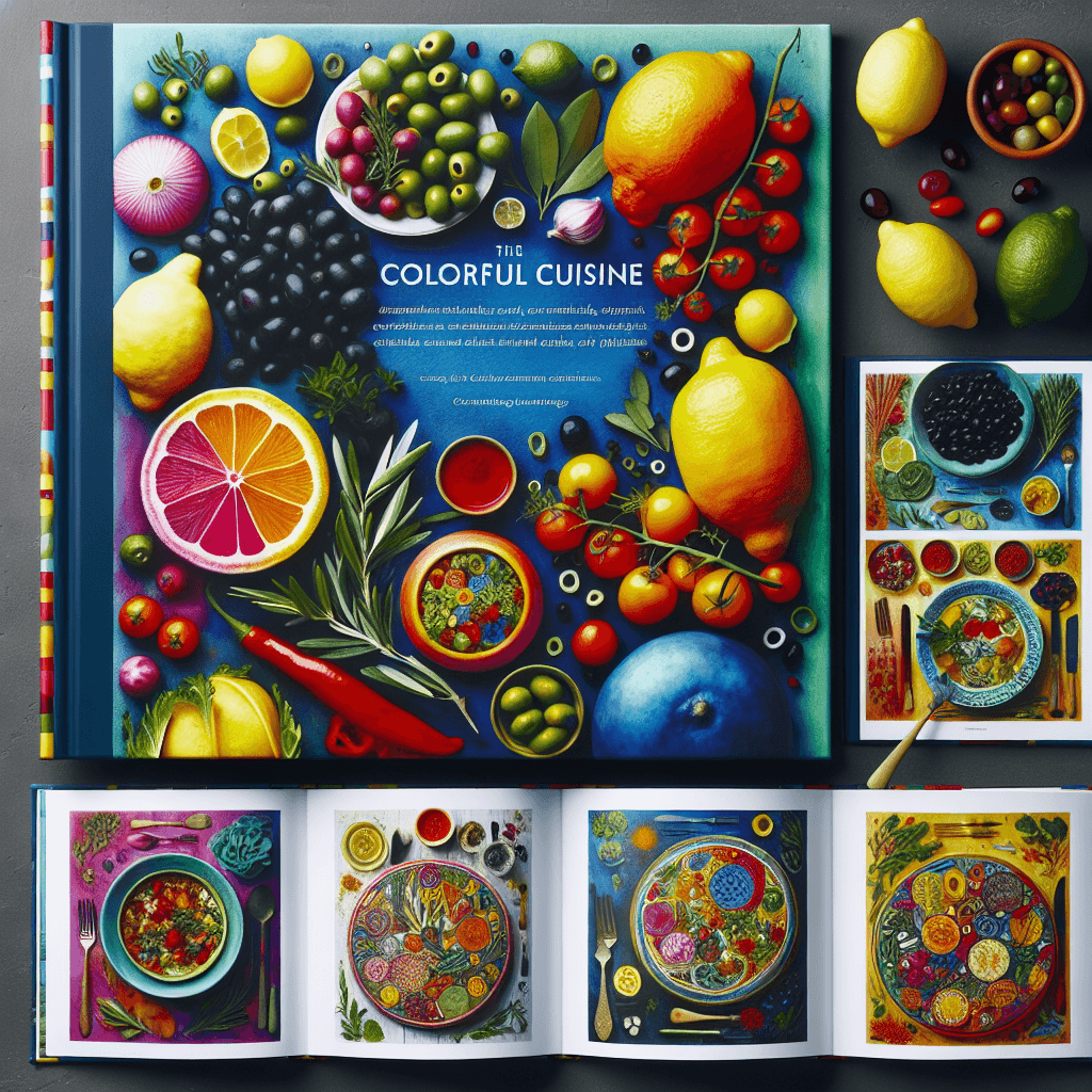 Mediterranean Feast Cookbook Numbered Painting Kits