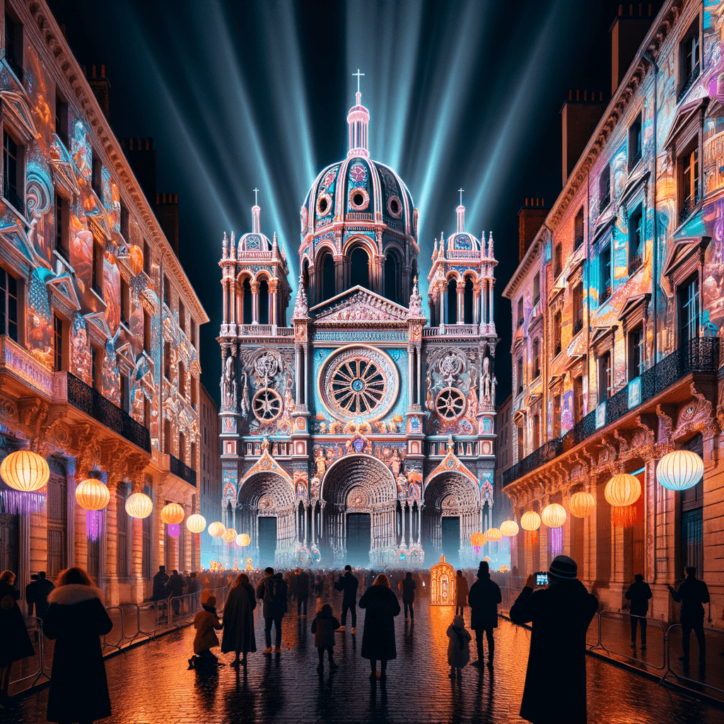 Festival Of Lights - Lyon Paint By Numbers