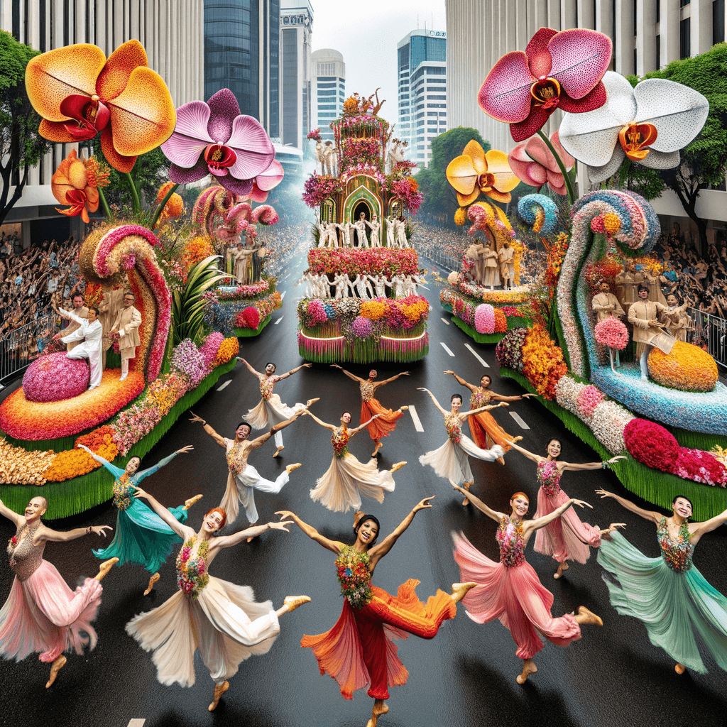 Carnival Of Flowers - Petropolis, Brazil Paint By Numbers Art
