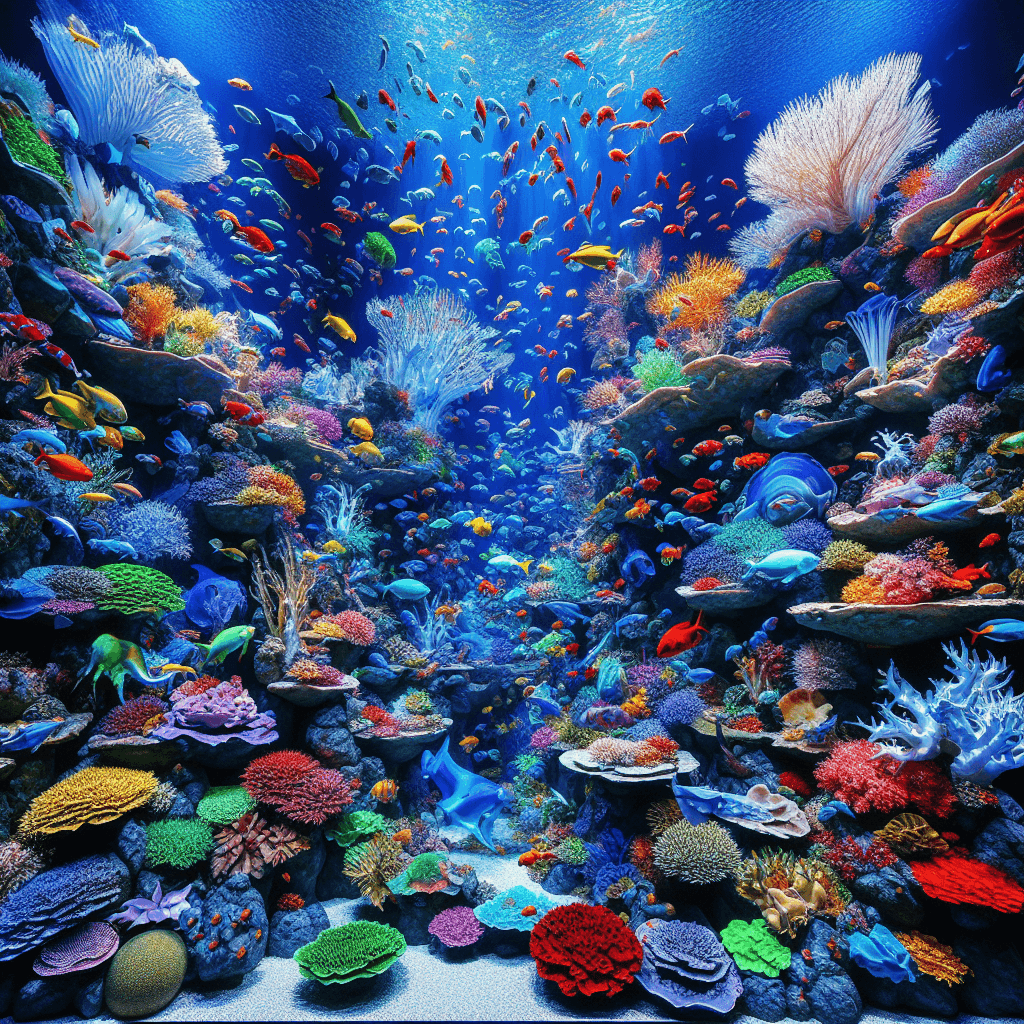 Enchanted Undersea World Paint By Numbers Art