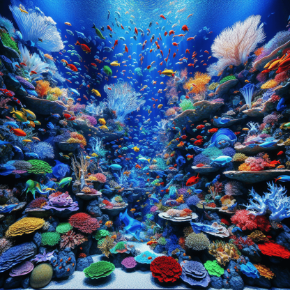 Enchanted Undersea World Paint By Numbers Art