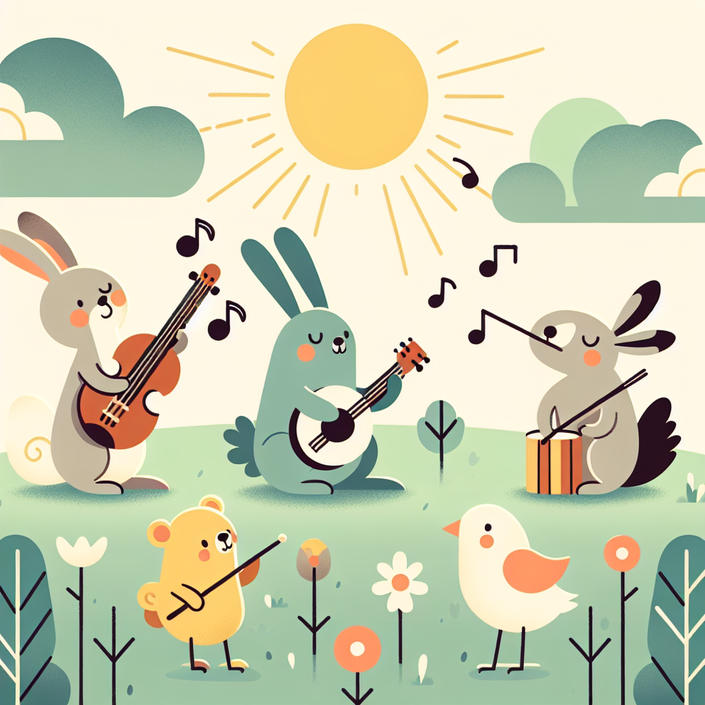 Musical Meadow Melodies Paint By Numbers Art