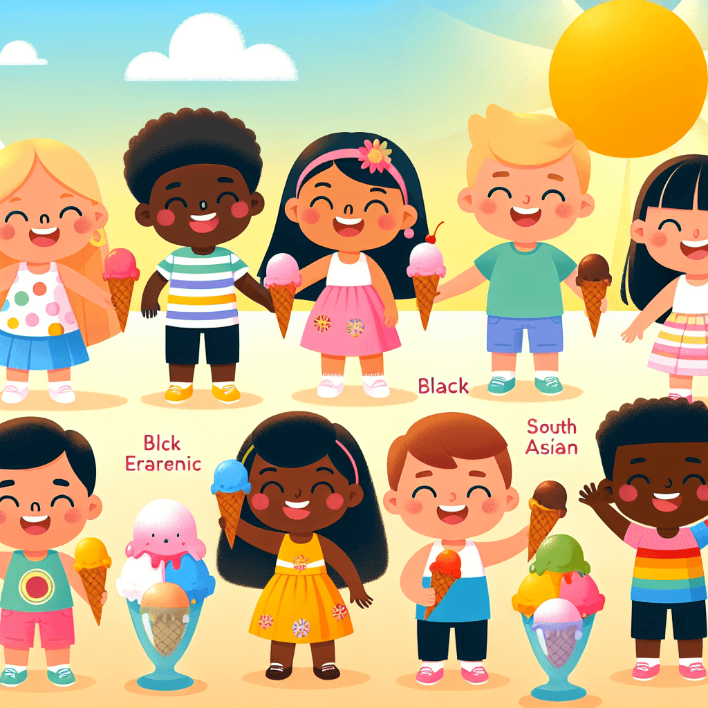 Joyful Ice Cream Party Paint By Numbers Kits