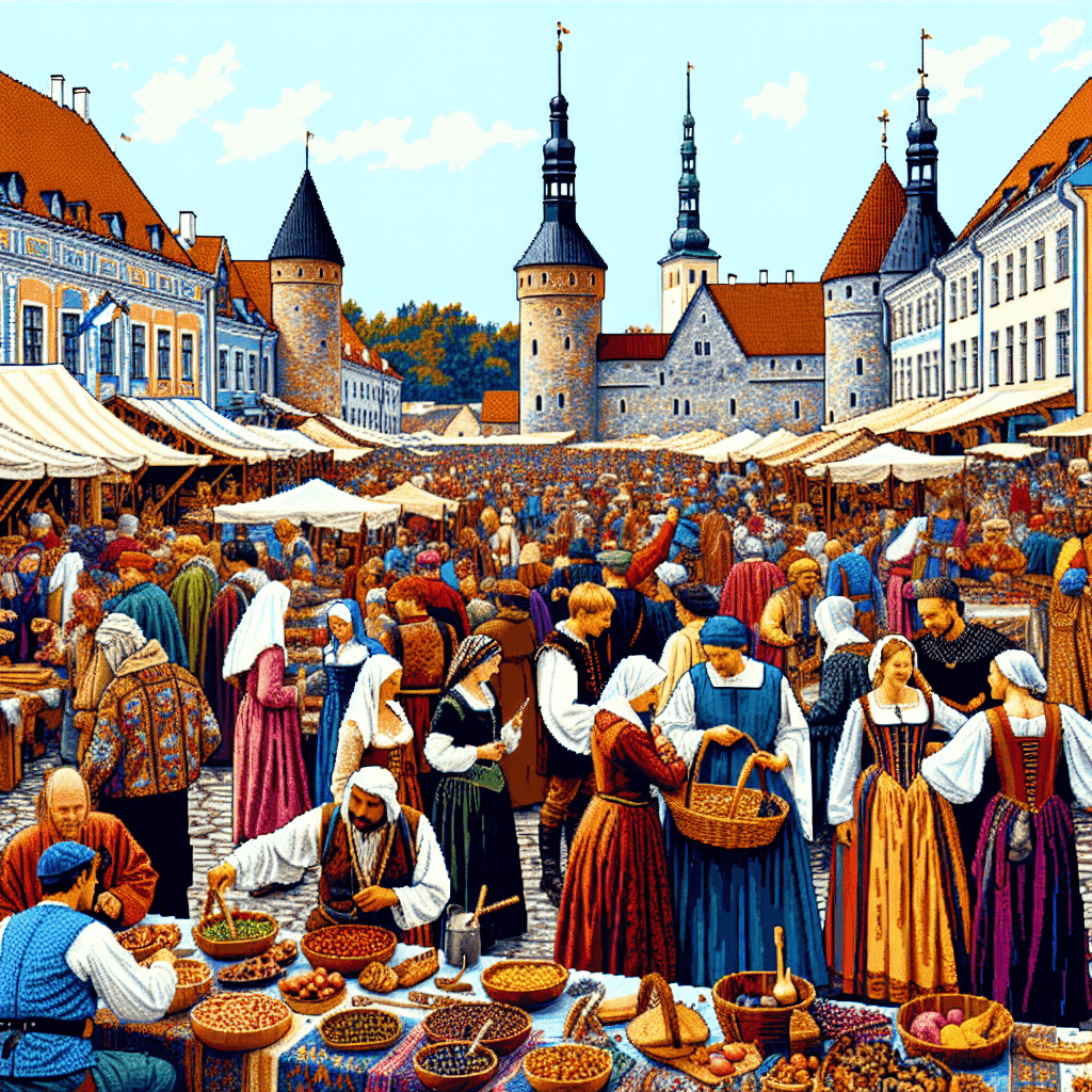 Tallinn Old Town Days - Estonia Paint By Color