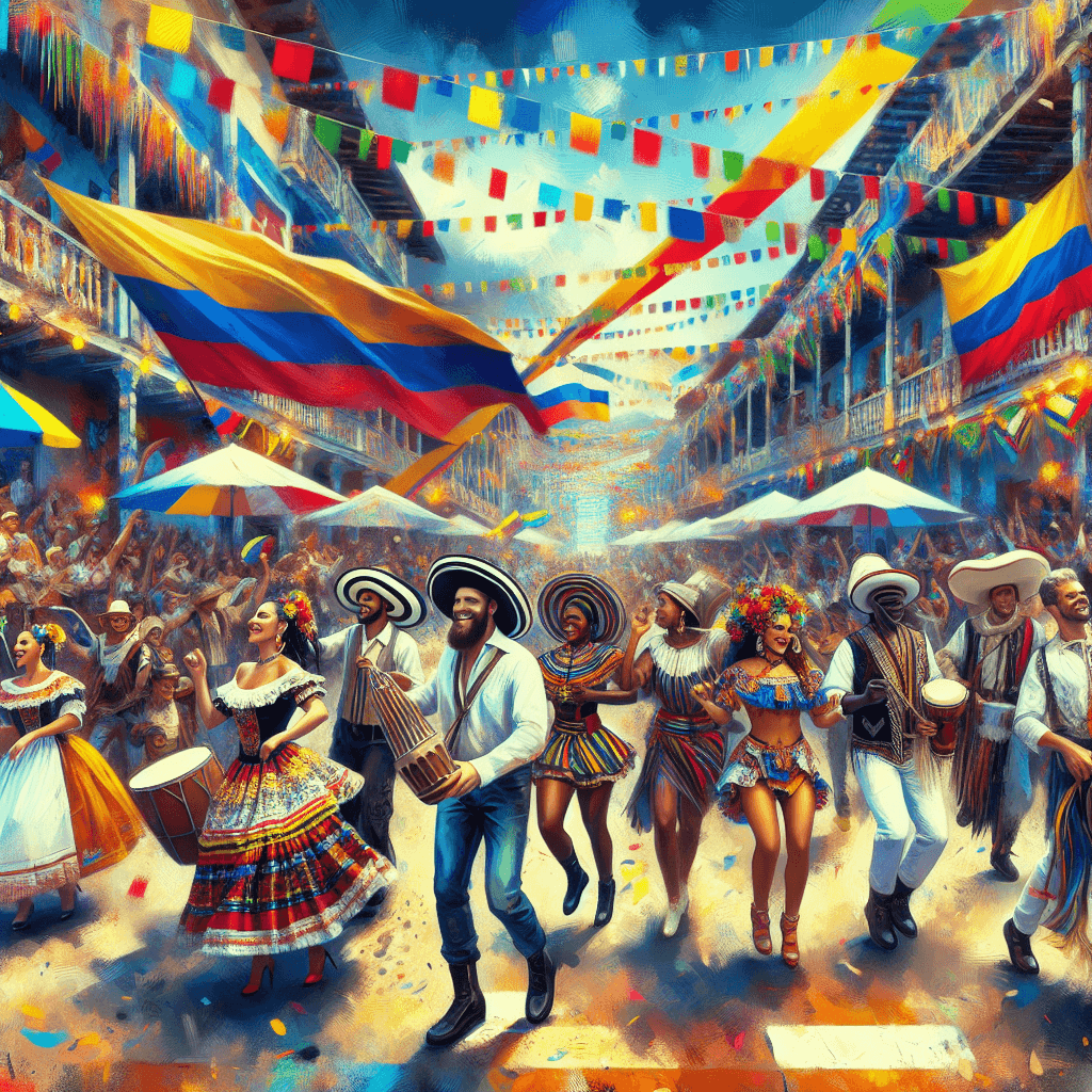 Día De La Raza - Colombia Paint By Color