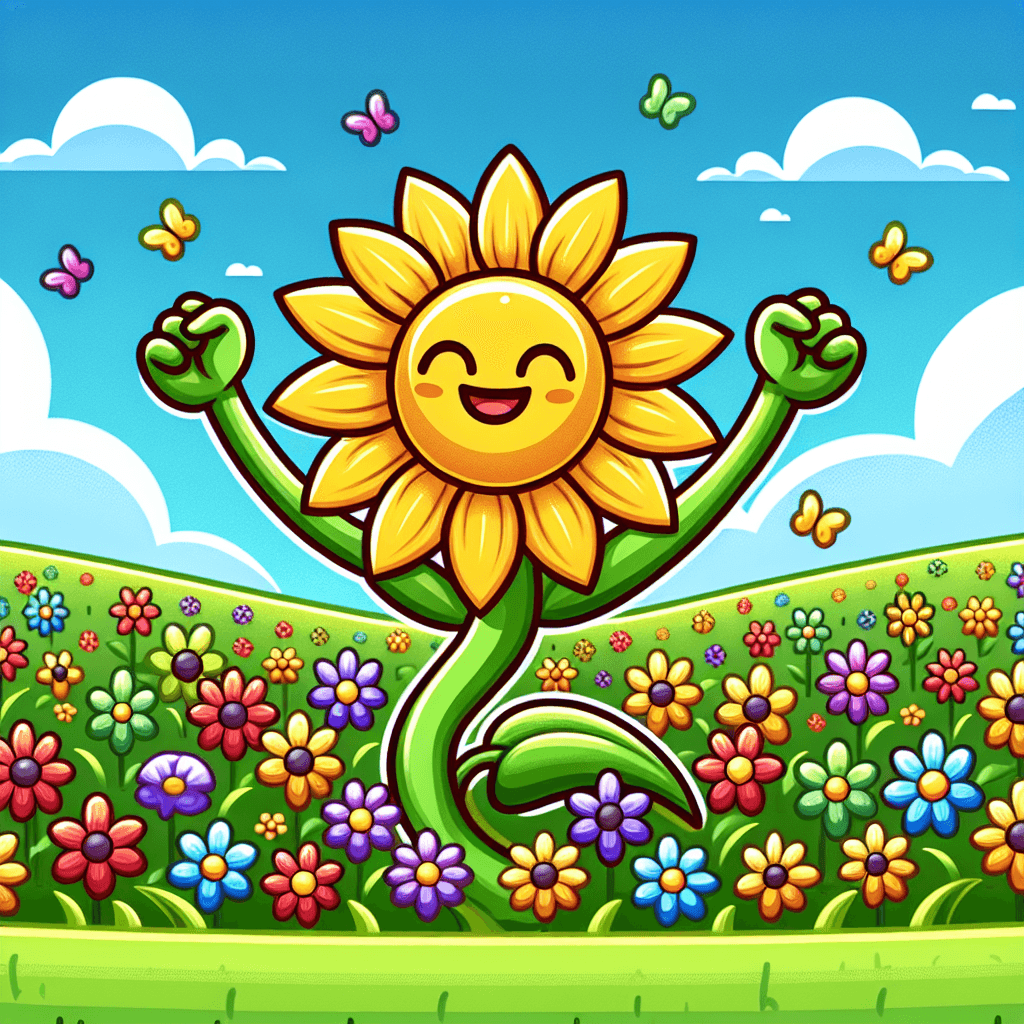 Bouncy Sunflower Friend Paint By Numbers Kits