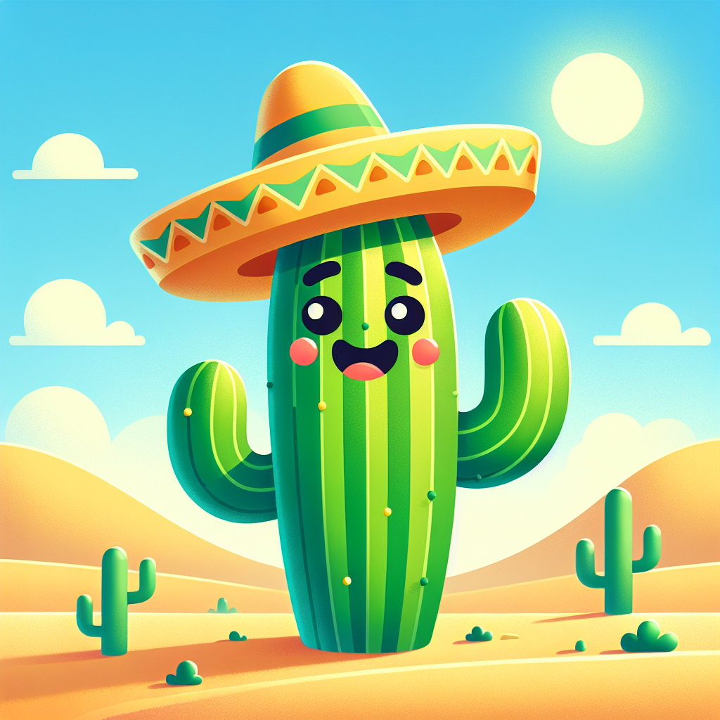 Merry Cactus Painting Number Kit