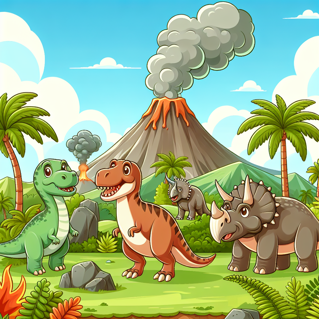 Jurassic Adventure Land Painting By Numbers Kit