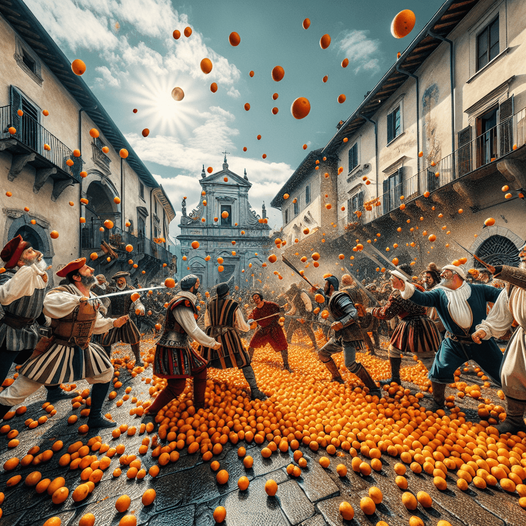 Carnevale Di Ivrea - Ivrea Paint By Numbers