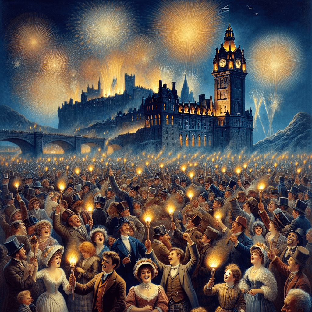 Edinburgh Hogmanay Paint By Numbers