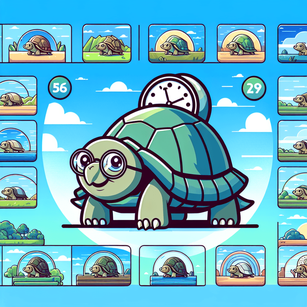 The Time-Traveling Tortoise Paint By Number