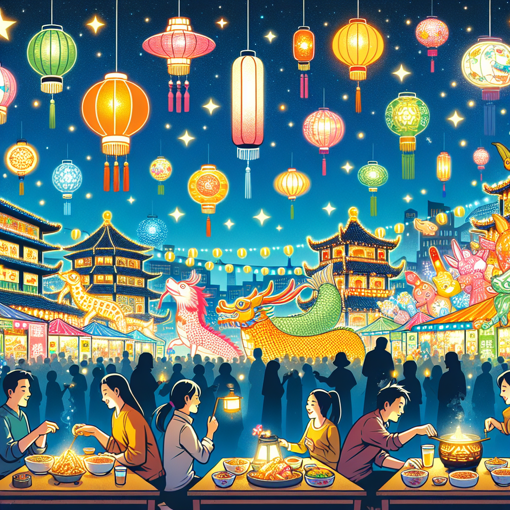 Taiwan Lantern Festival - Taichung Paint By Numbers Kits
