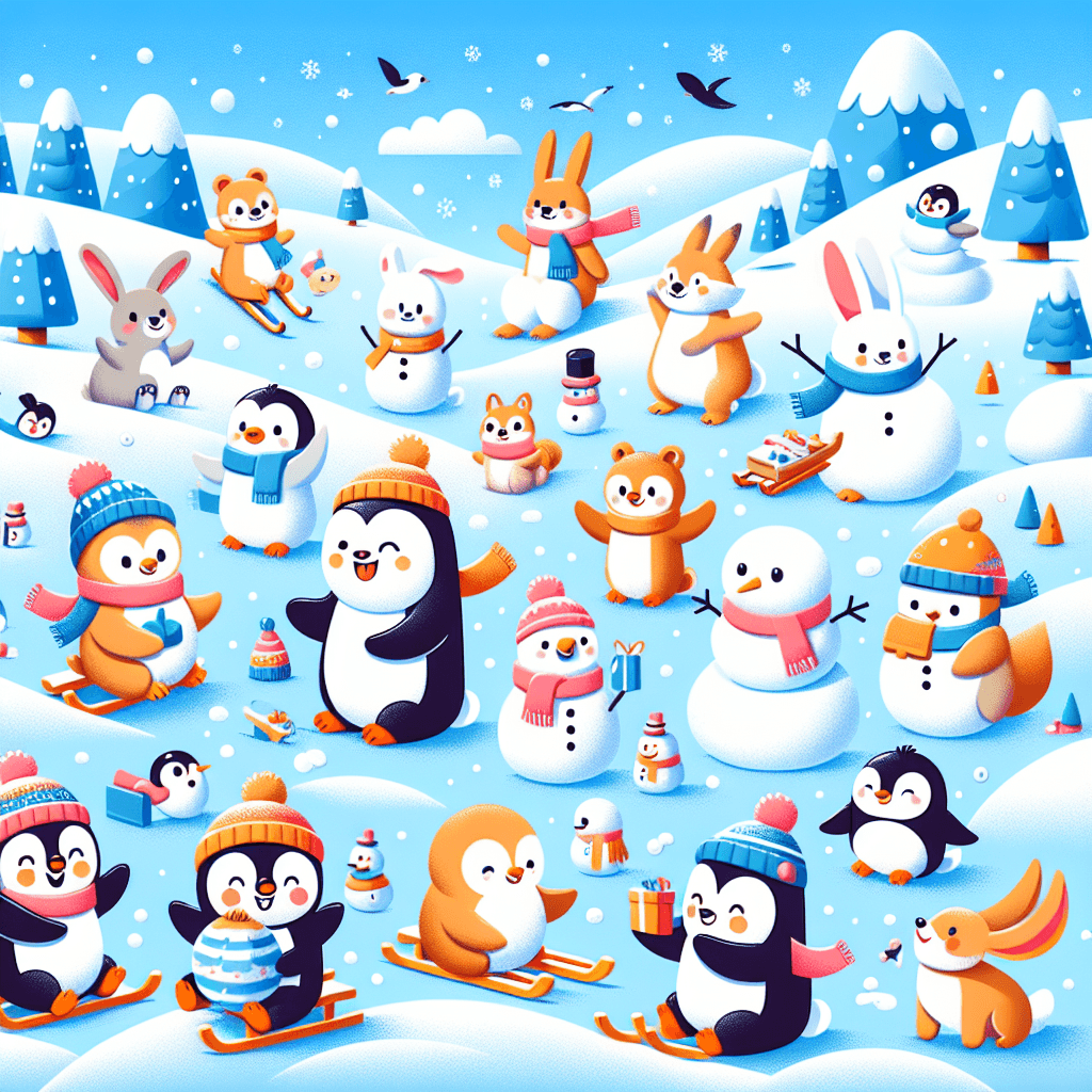 Winter Wonderland Explorers Paint By Color