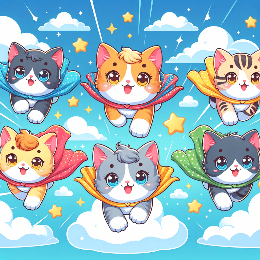 Adventures Of Super Kittens Paint By Numbers Kits