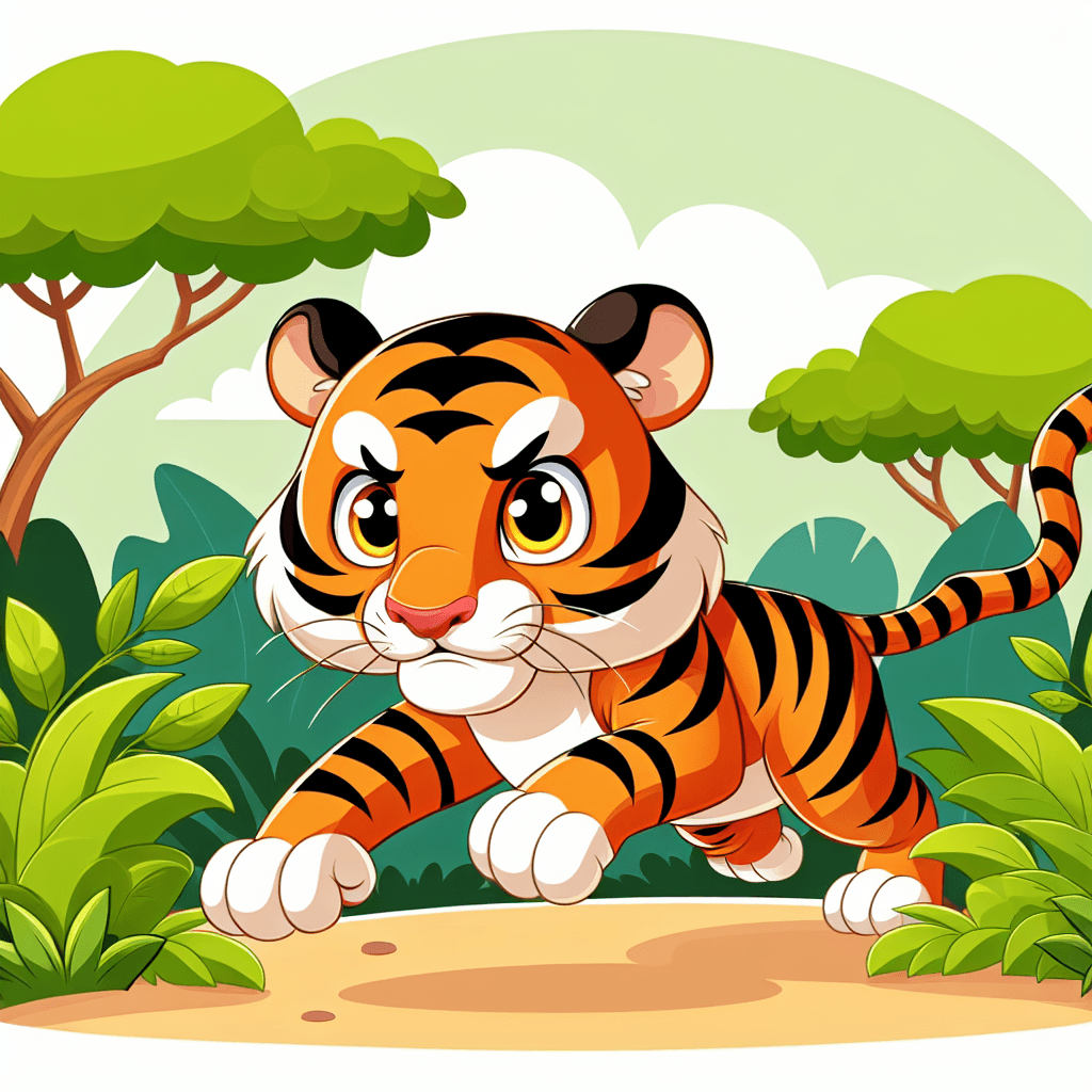 Fierce Tiger Paint By Numbers