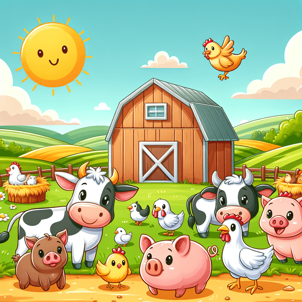 Lively Farm Friends Paint By Numbers