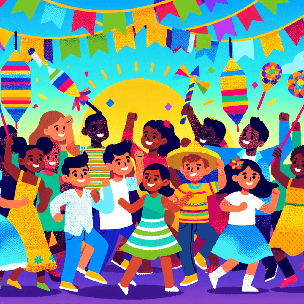 Joyful Fiesta Celebration Painting By Numbers Kit