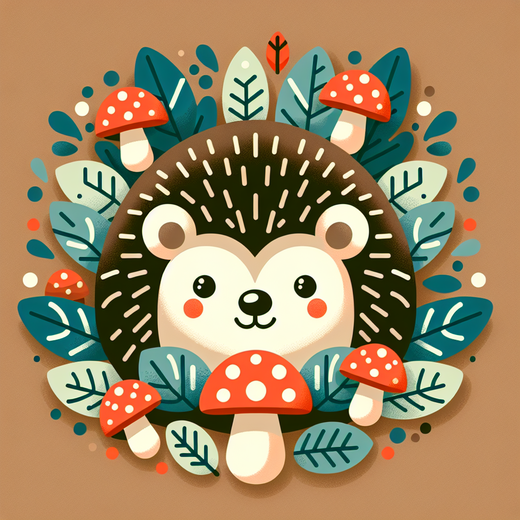 Charming Hedgehog Haven Numbered Painting Kits