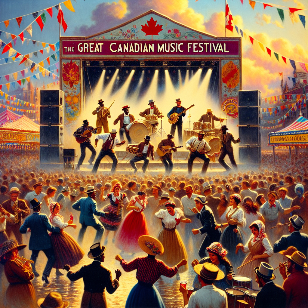 The Great Canadian Music Festival - Canada Painting Number Kit