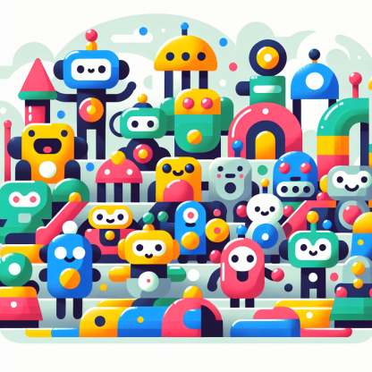 Rocking Robots Paint By Color