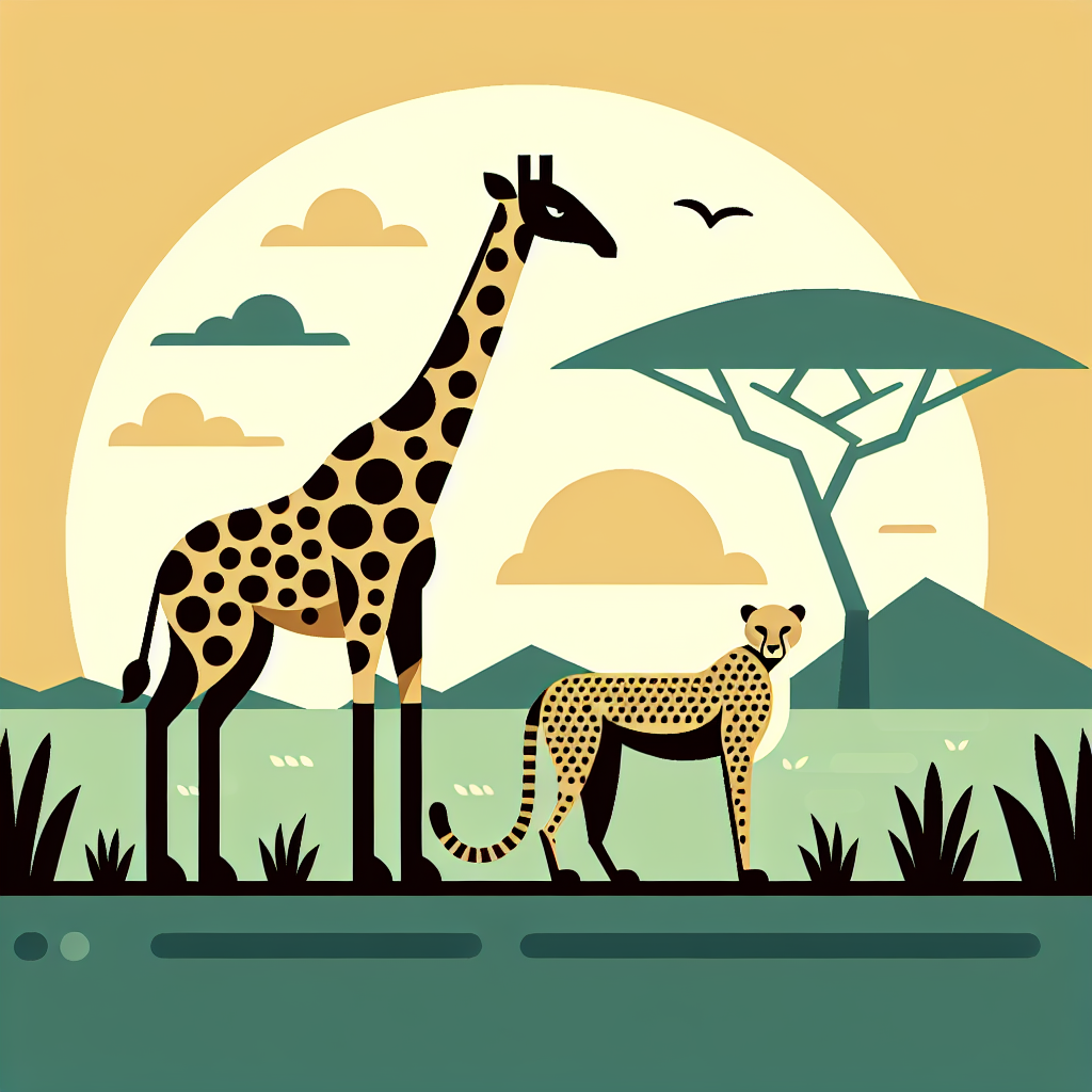 Spotted Safari Paint By Number