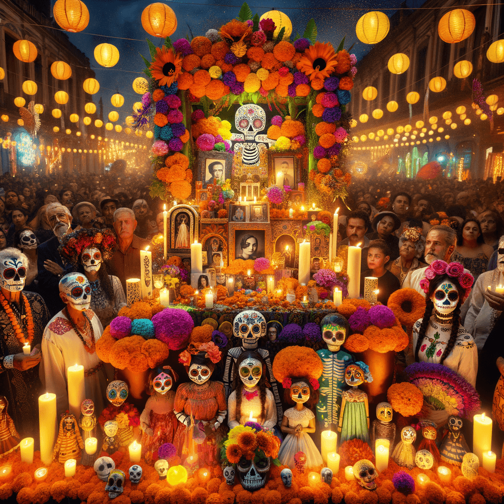 Noche De Muertos - Mexico Number Painting