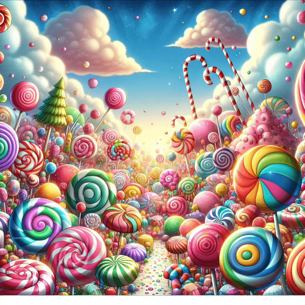Adventure In A Candy Land Painting By Numbers Kit
