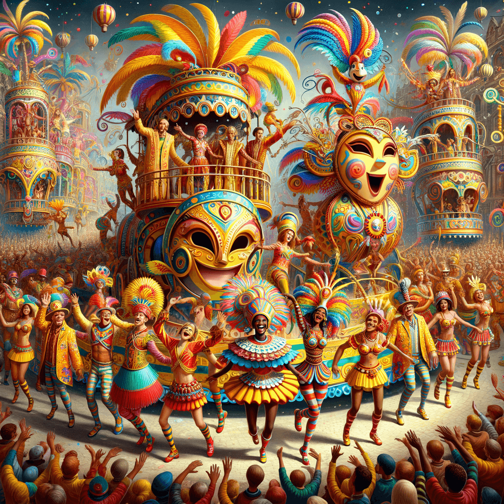 Charming Carnival Parade DIY Paint By Numbers