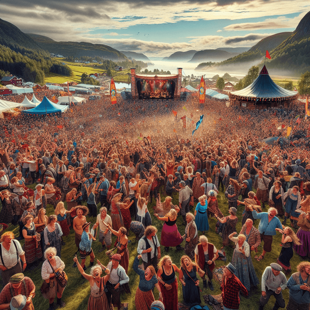 Bergenfest - Norway DIY Paint By Numbers