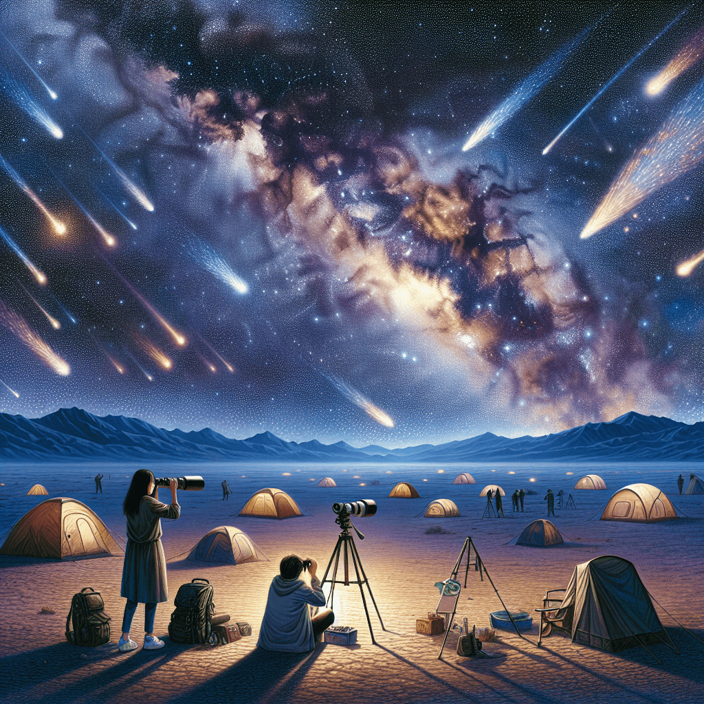 Perseids Meteor Shower Festival - USA Numbered Painting Kits