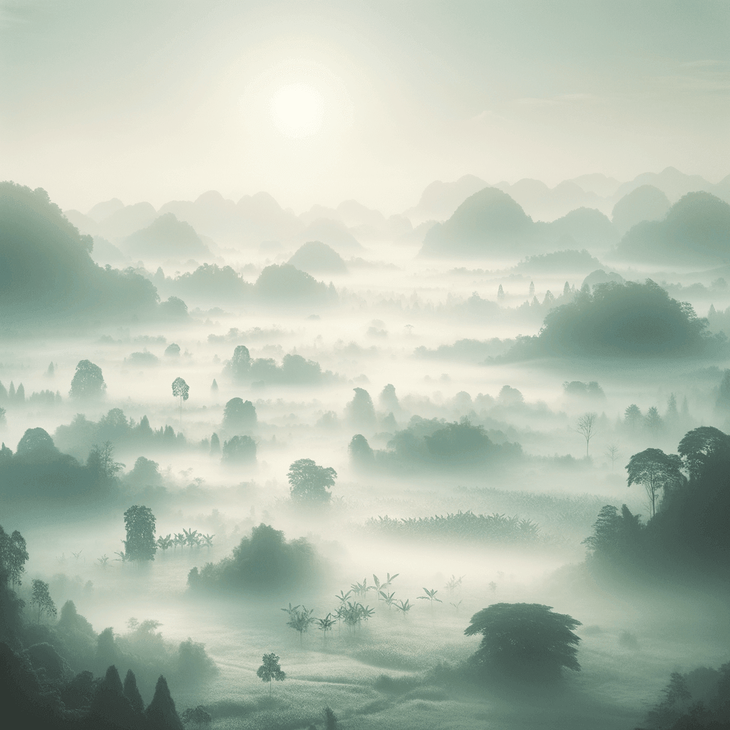 Gentle Morning Mist Paint By Numbers